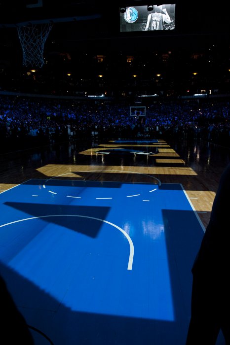 Dirk Nowitzki vor dem letzen Heimspiel seiner Karriere