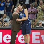 Dirk Nowitzki vor dem letzen Heimspiel seiner Karriere