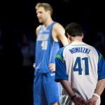 Dirk Nowitzki vor dem letzen Heimspiel seiner Karriere