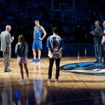 Dirk Nowitzki vor dem letzen Heimspiel seiner Karriere