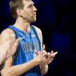 Dirk Nowitzki vor dem letzen Heimspiel seiner Karriere